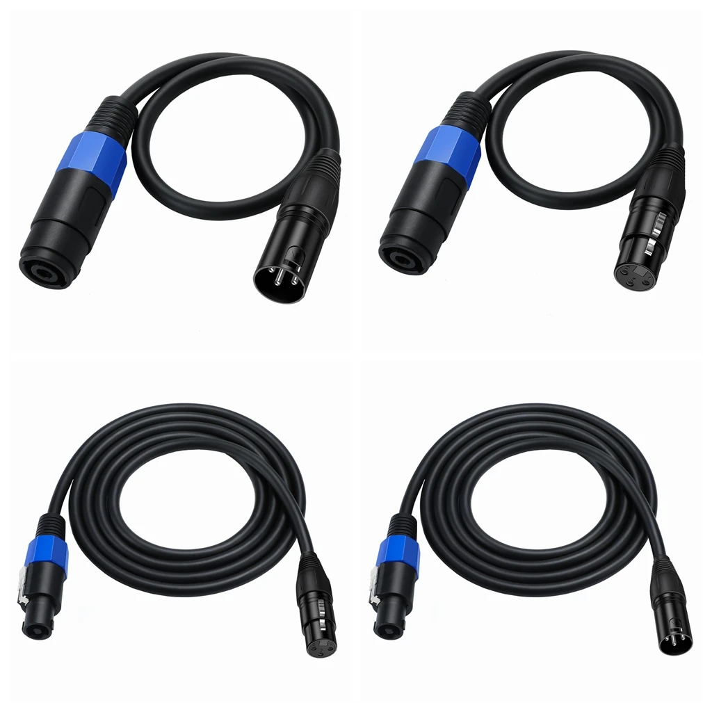 Audio Music Dj - Speakon To XLR Cable Audio Jack