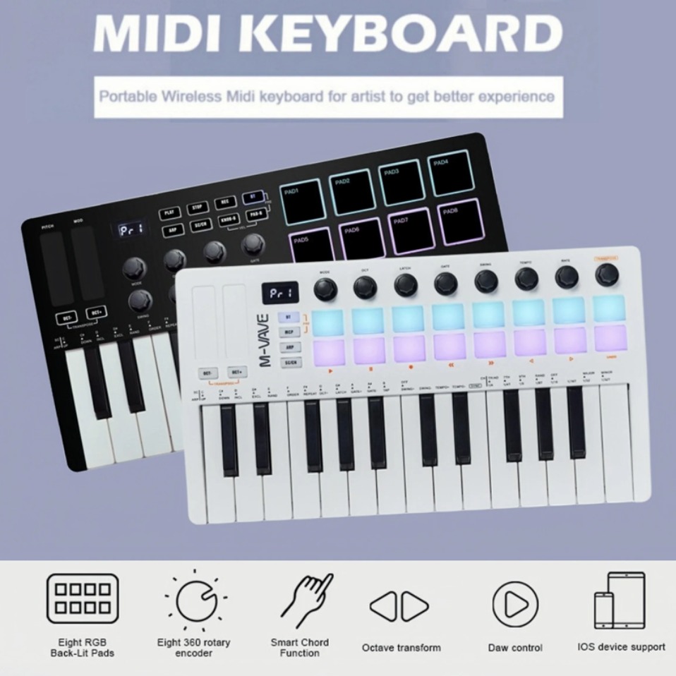 Klawiatura kontrolera MIDI M-V – Midi Controller Pad recenzja i cena
