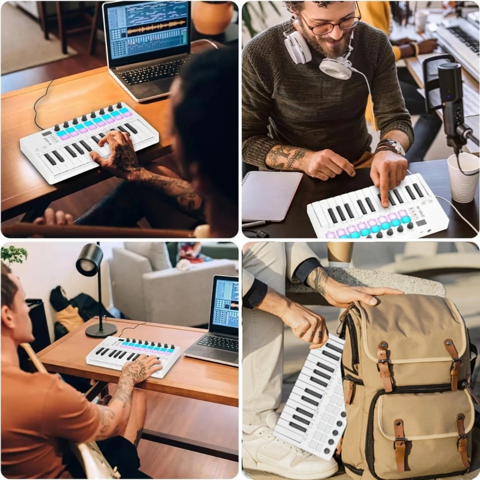 Klawiatura kontrolera MIDI M-V – Midi Controller Pad recenzja i cena