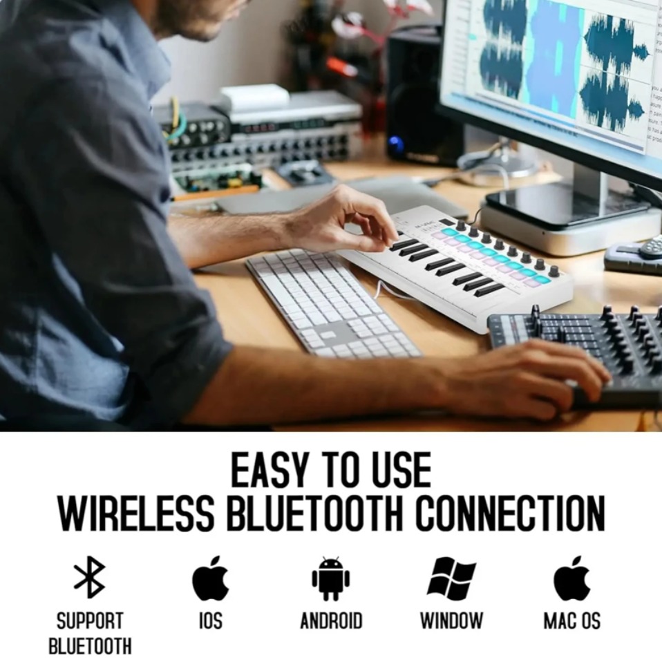 Klawiatura kontrolera MIDI M-V – Midi Controller Pad recenzja i cena